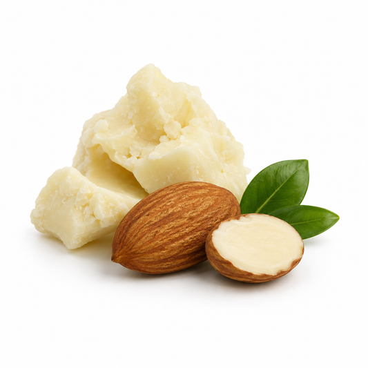 Almond & Shea Butter Fragrance Oil with a warm nutty and creamy aroma, blending sweet almond and rich shea butter notes for a smooth, comforting, and long-lasting scent ideal for candles, soaps, perfumes, and personal care products. - second image