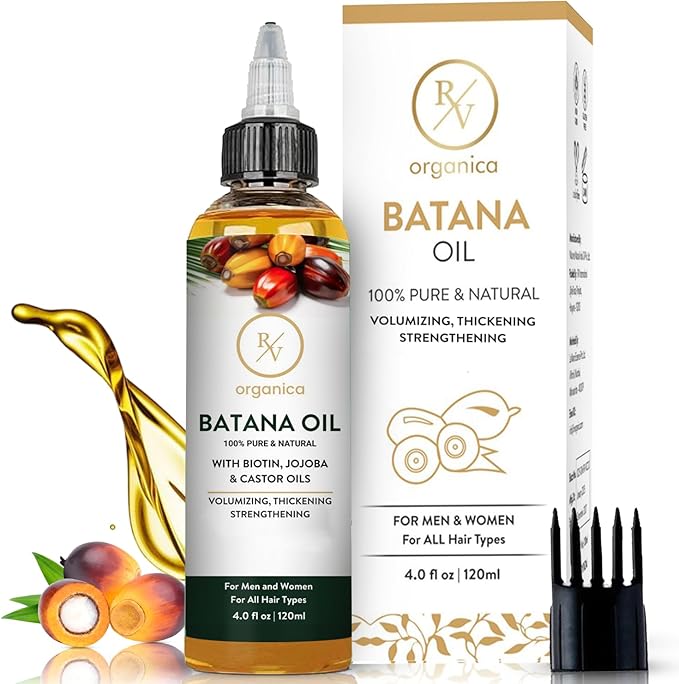 Natural Batana Hair Oil for strong, shiny, healthy hair – RV Organica