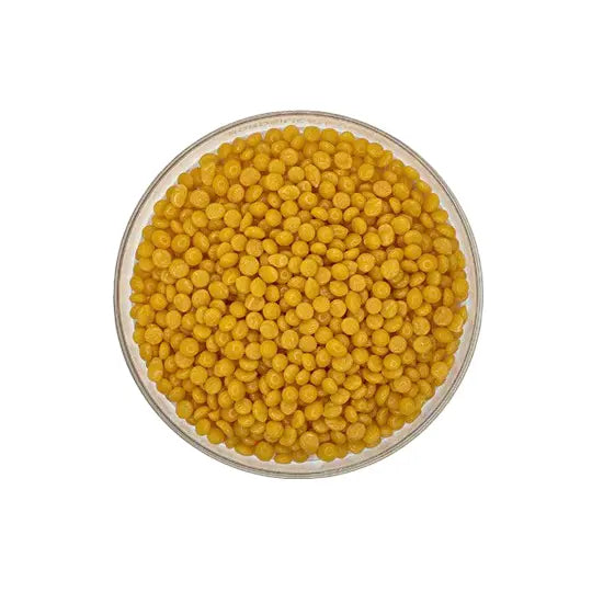 Organic white candelilla wax by RV Organica for skincare and candles