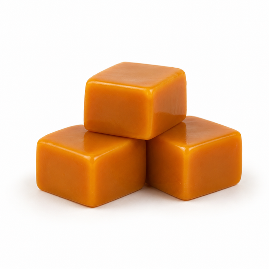 Caramel Fragrance Oil with a rich sweet gourmand aroma, offering warm buttery caramel notes and a long-lasting scent ideal for candles, soaps, perfumes, and personal care products. - second image