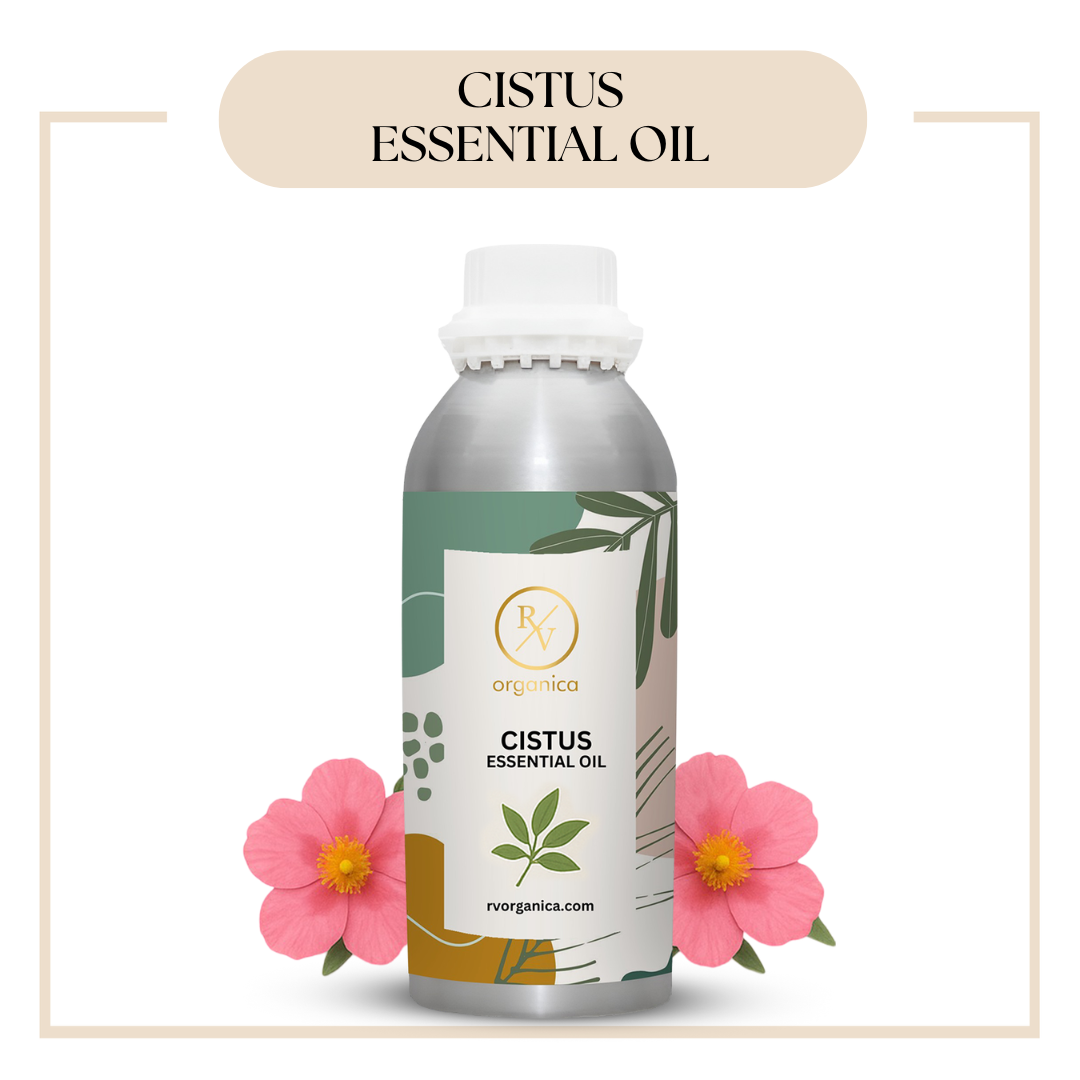 Pure Cistus Essential Oil for aromatherapy and skincare –RV Organica
