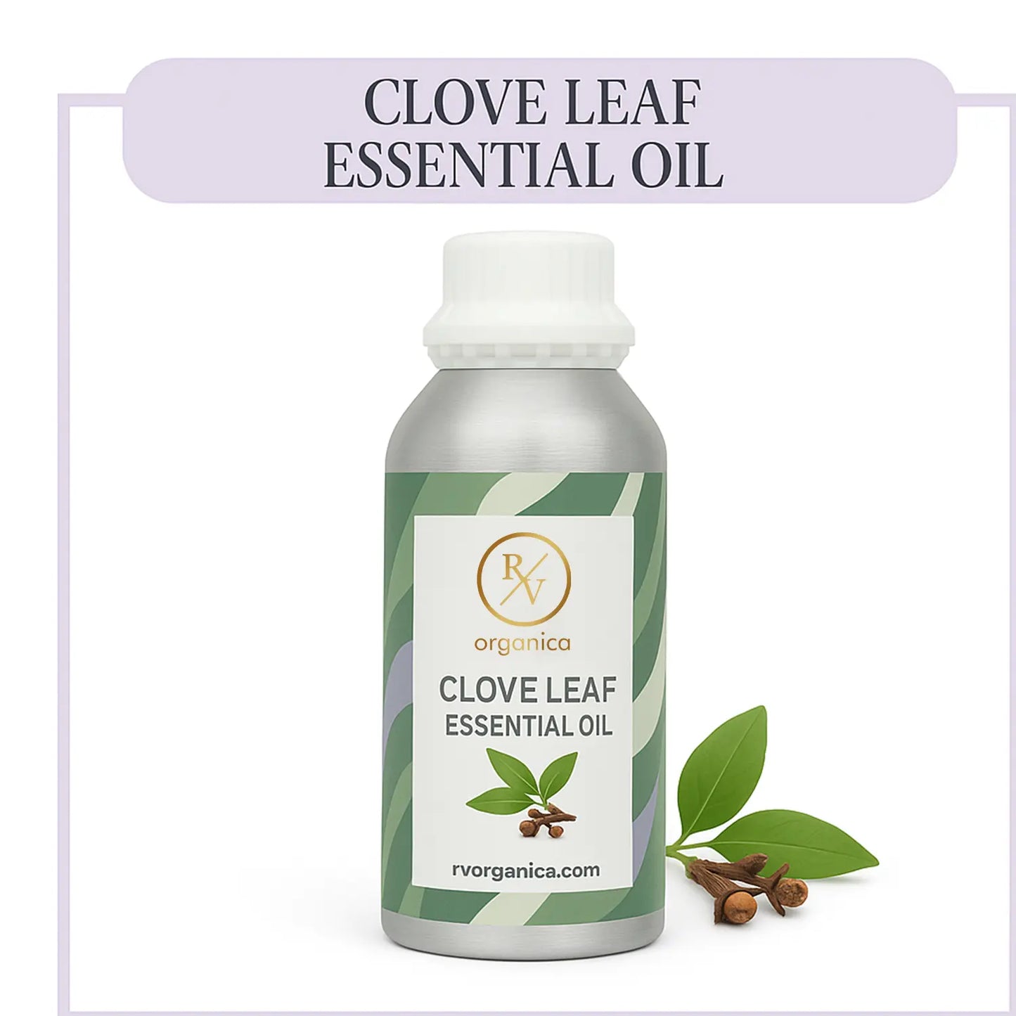Pure Clove Leaf Essential Oil for aromatherapy and skincare –RV Organica