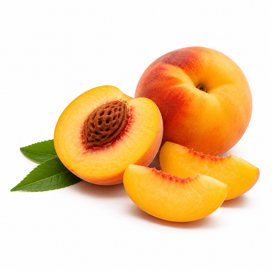Creamy Peach Fragrance Oil with a sweet fruity and creamy aroma, offering a juicy peach-inspired scent ideal for candles, soaps, perfumes, and personal care products. - second image