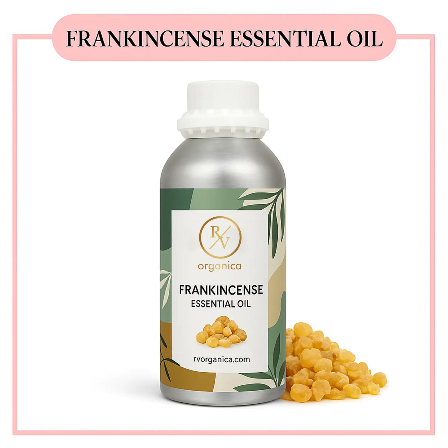Pure Frankincense Essential Oil for aromatherapy and skincare –RV Organica