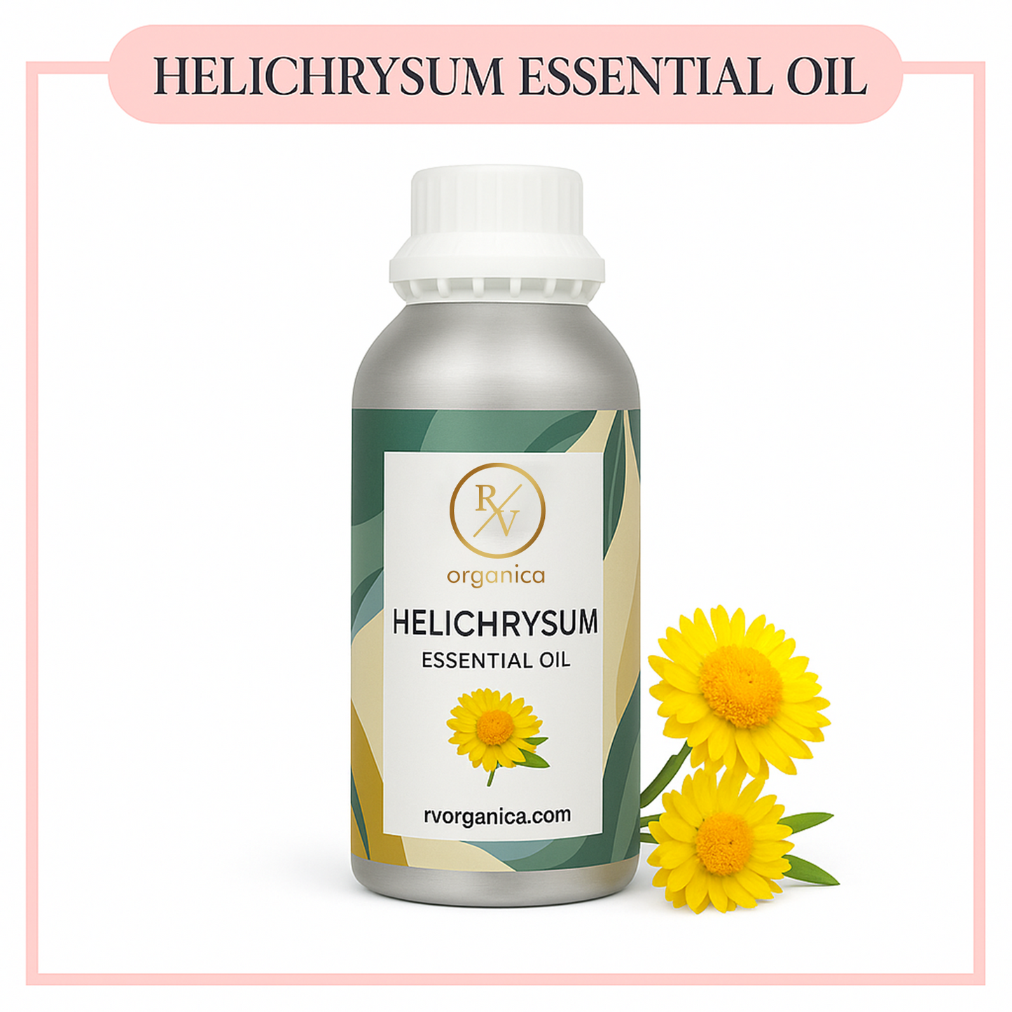 Pure Helichrysum Essential Oil for aromatherapy and skincare –RV Organica