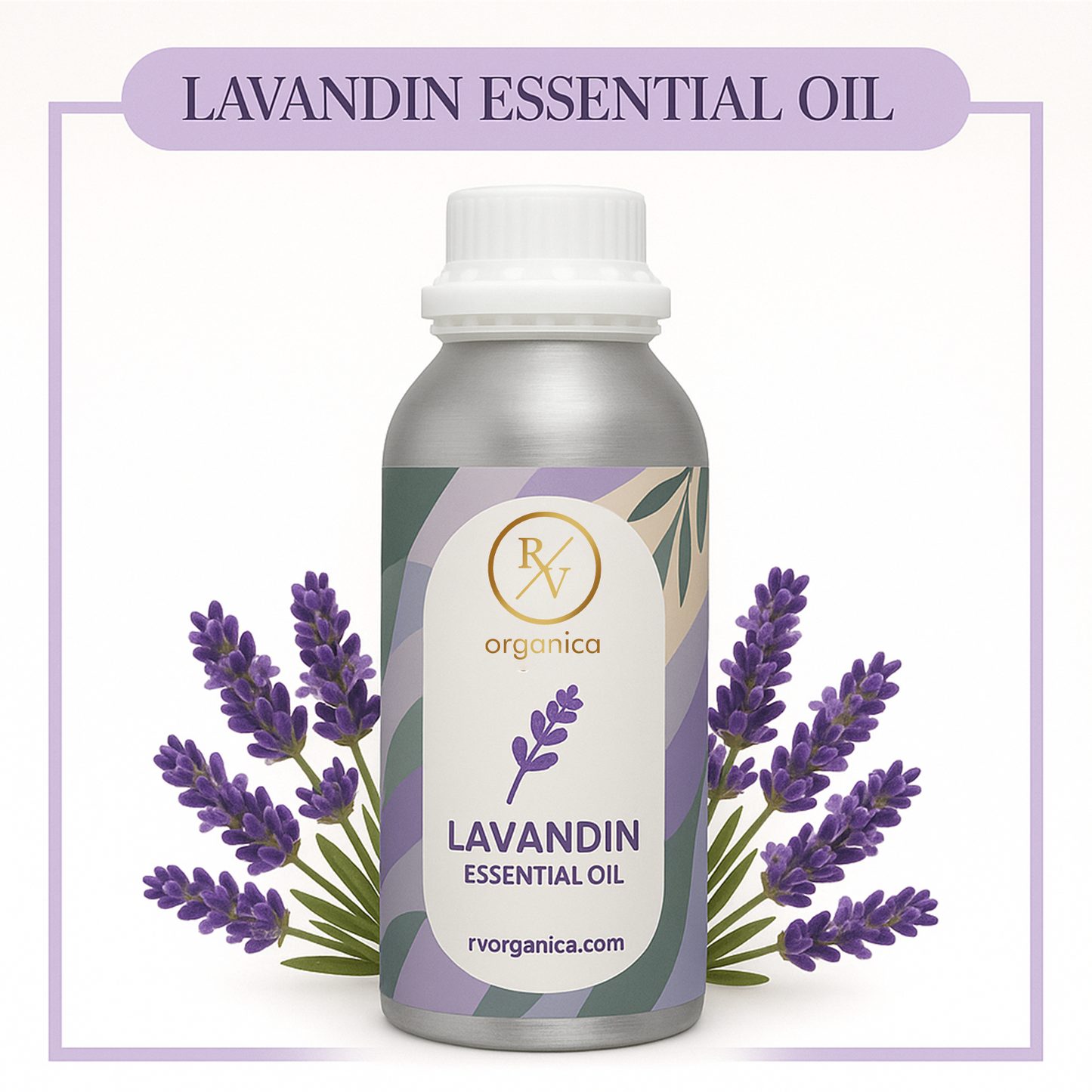 Pure Lavandin Essential Oil for aromatherapy and skincare –RV Organica