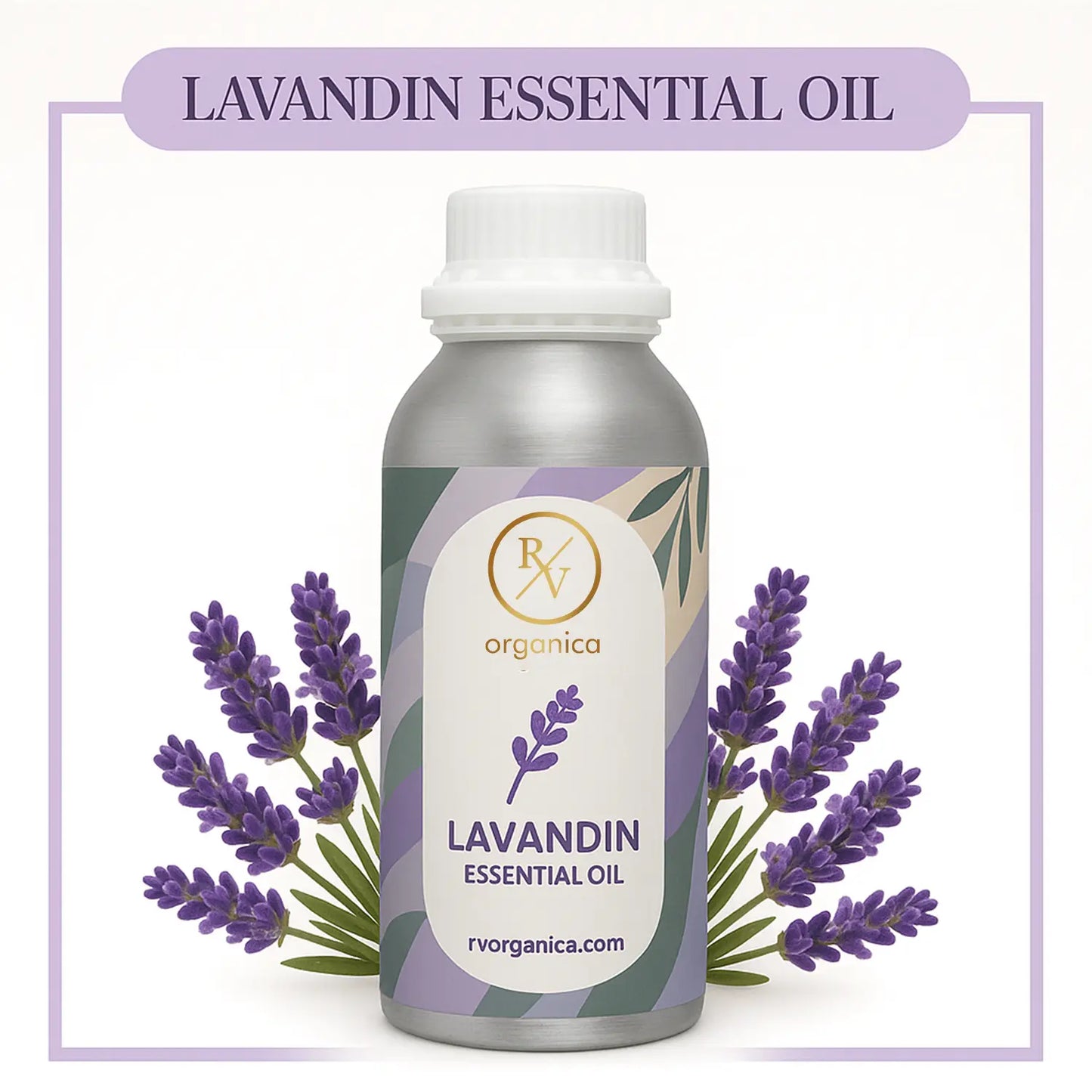 Pure Lavandin Essential Oil for aromatherapy and skincare –RV Organica