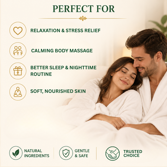 Lavender massage oil perfect for relaxing daily massage - deeply nourishes and moisturizes skin - second image