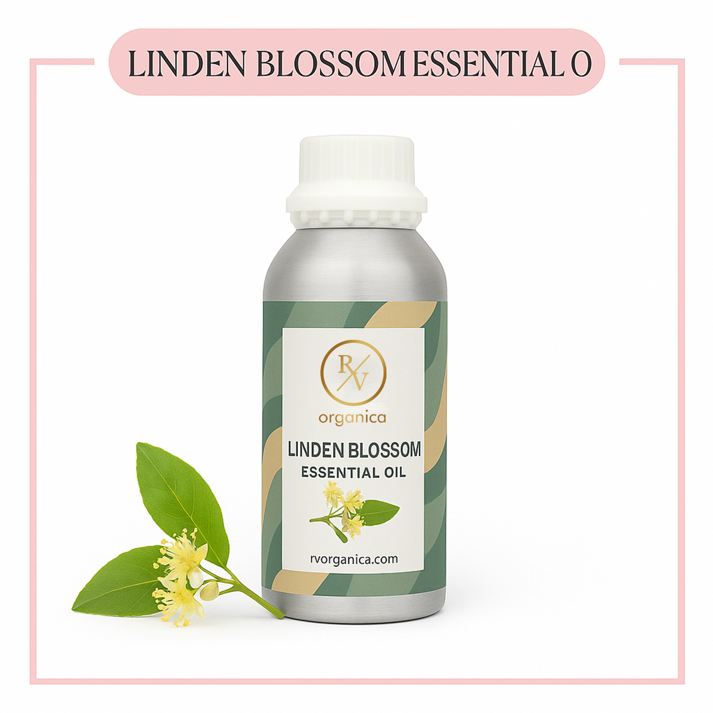 Pure Linden Blossom Essential Oil for aromatherapy and skincare –RV Organica