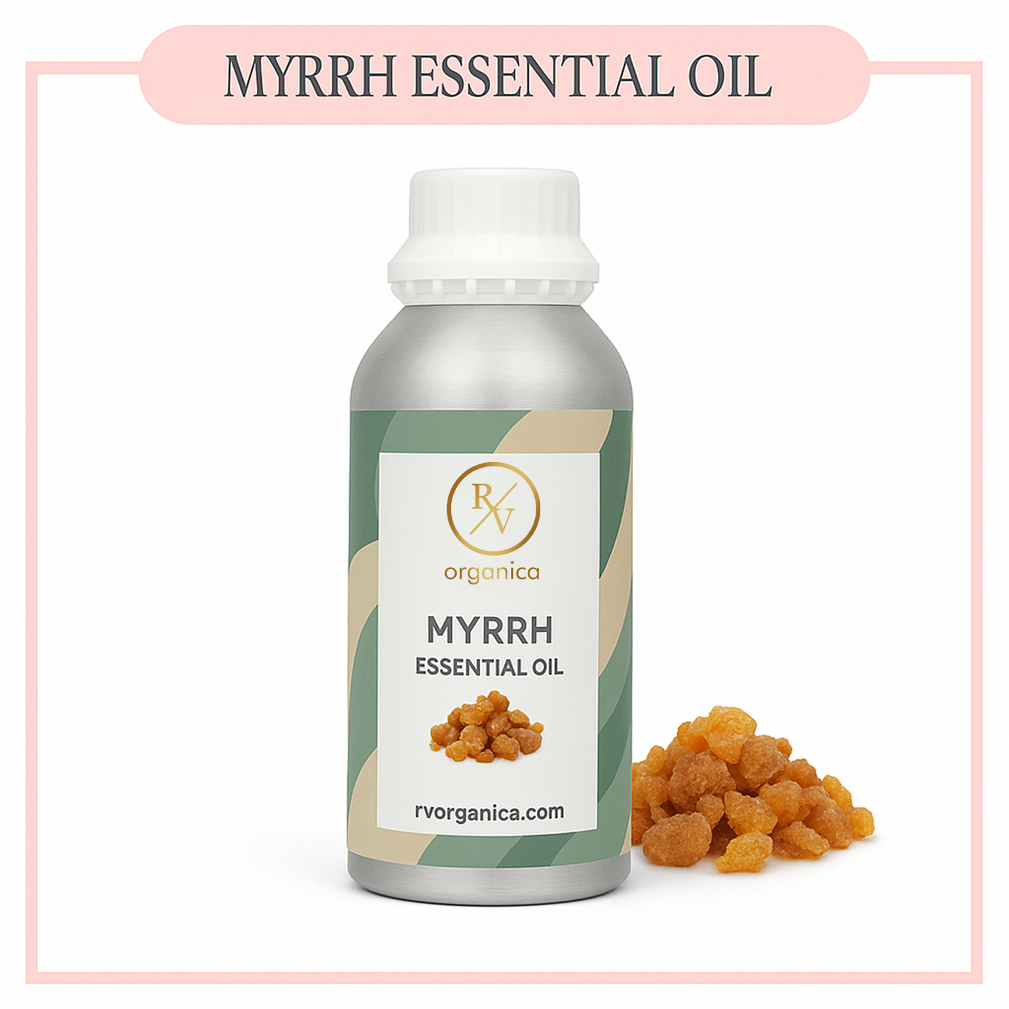 Pure Myrrh Essential Oil for aromatherapy and skincare –RV Organica