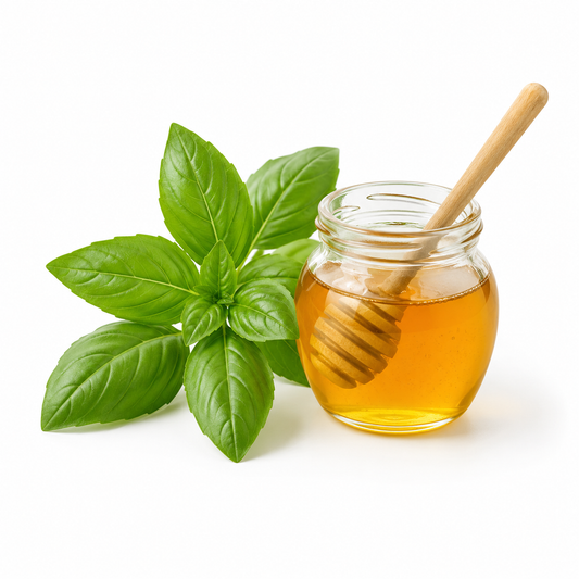 Neem Basil Fragrance Oil with a fresh herbal and green aroma, blending natural neem and basil notes for a clean, earthy, and refreshing scent ideal for candles, soaps, perfumes, and personal care products. - second image