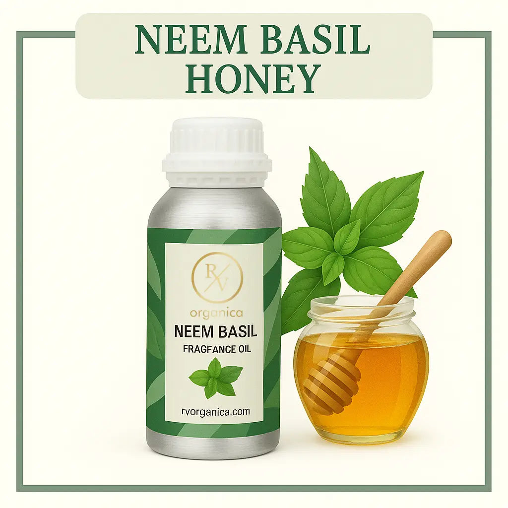 Pure Neem Basil Fragrance Oil ā RV Organica