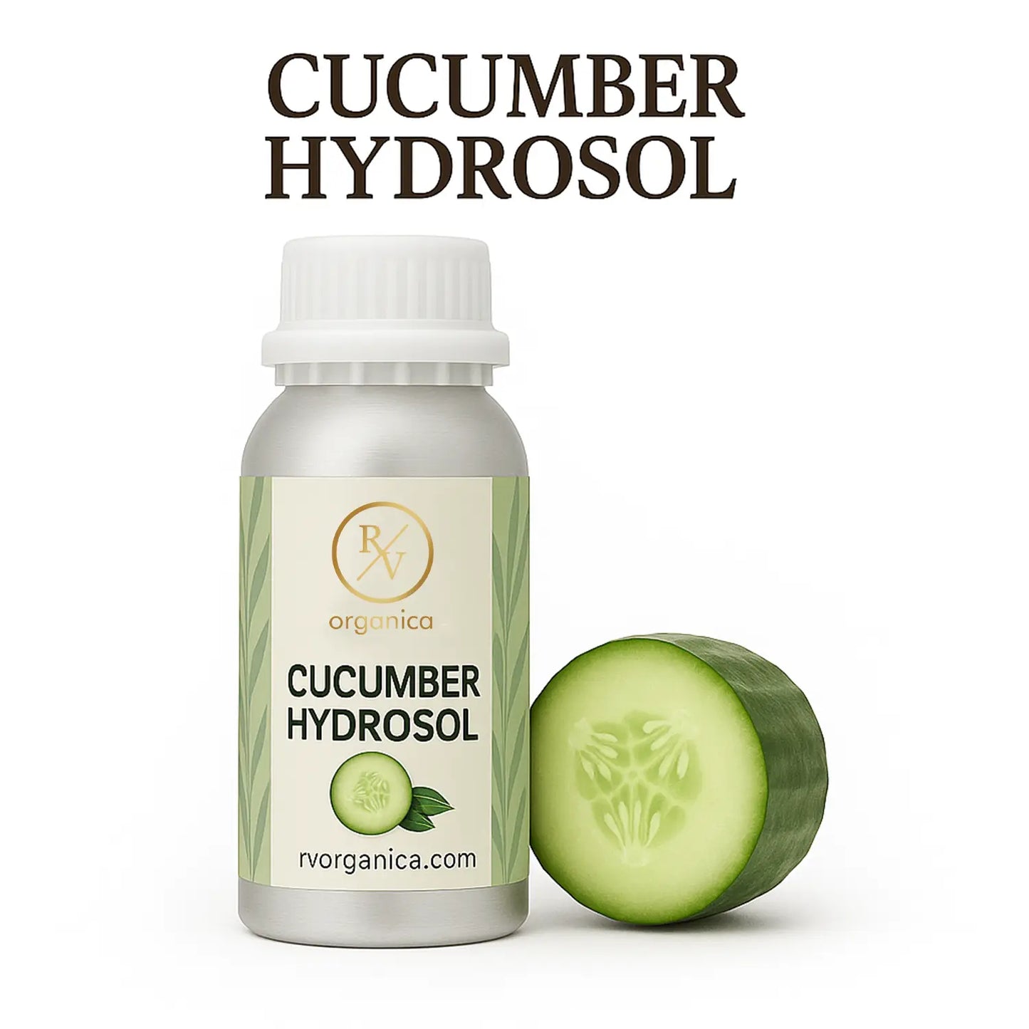 Organic Cucumber Hydrosol | Floral Water for Face & Skin