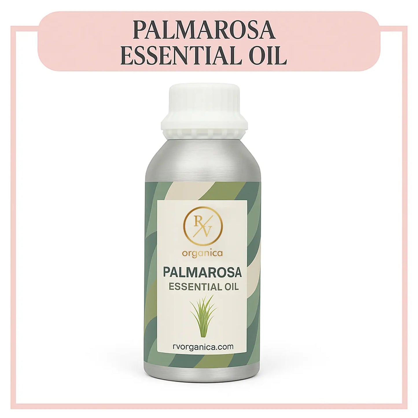 Pure Palmarosa Essential Oil for aromatherapy and skincare –RV Organica