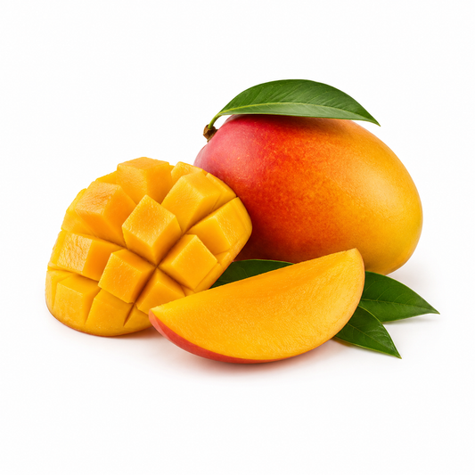 Peach Mango Fragrance Oil with a sweet tropical fruity aroma, blending juicy peach and ripe mango notes for a refreshing, vibrant, and long-lasting scent ideal for candles, soaps, perfumes, and personal care products. - second image