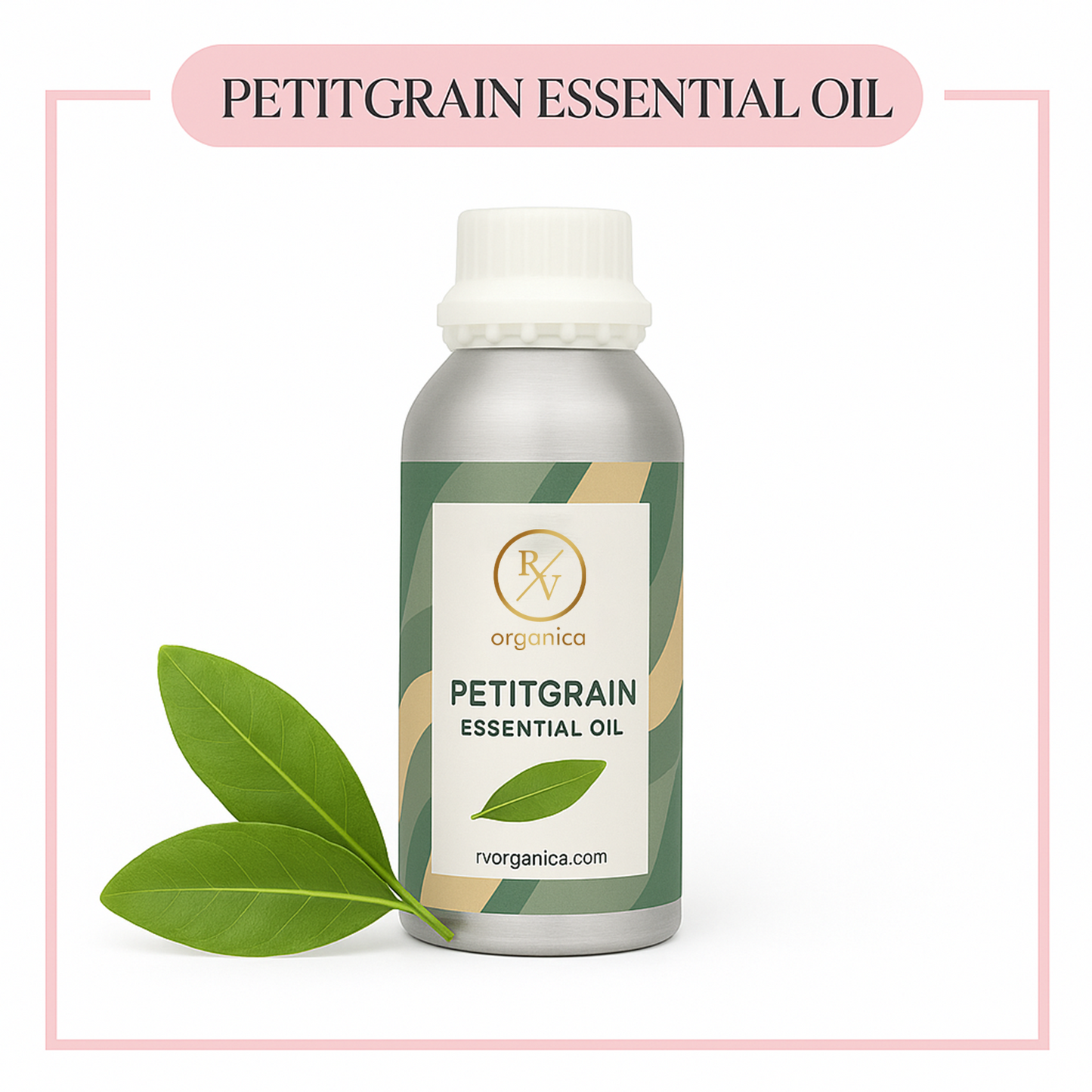 Pure Petitgrain Essential Oil for aromatherapy and skincare –RV Organica