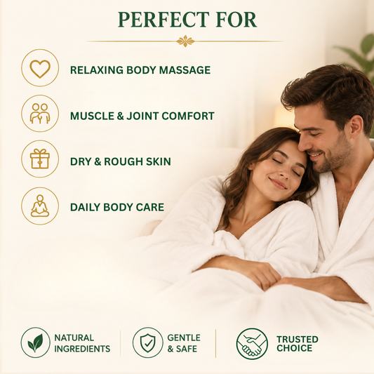 Sesame massage oil perfect for relaxing daily massage - deeply nourishes and moisturizes skin - second image