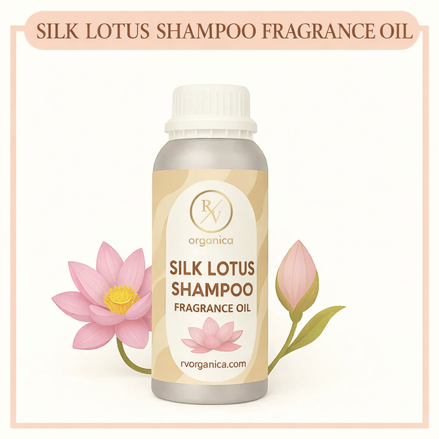 Silk Lotus Shampoo Fragrance Oil for hair care and shampoo formulation