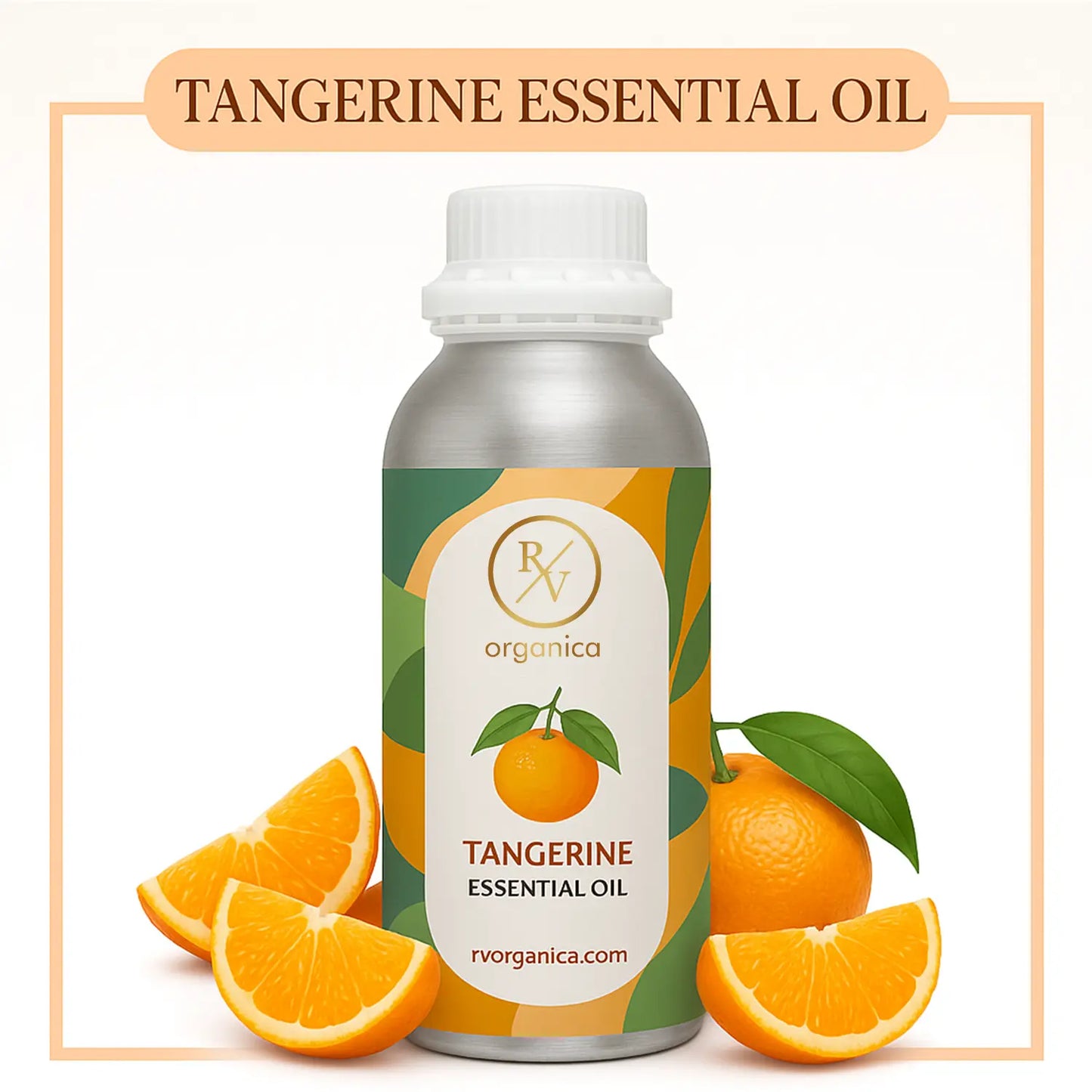 Pure Tangerine Essential Oil for aromatherapy and skincare –RV Organica