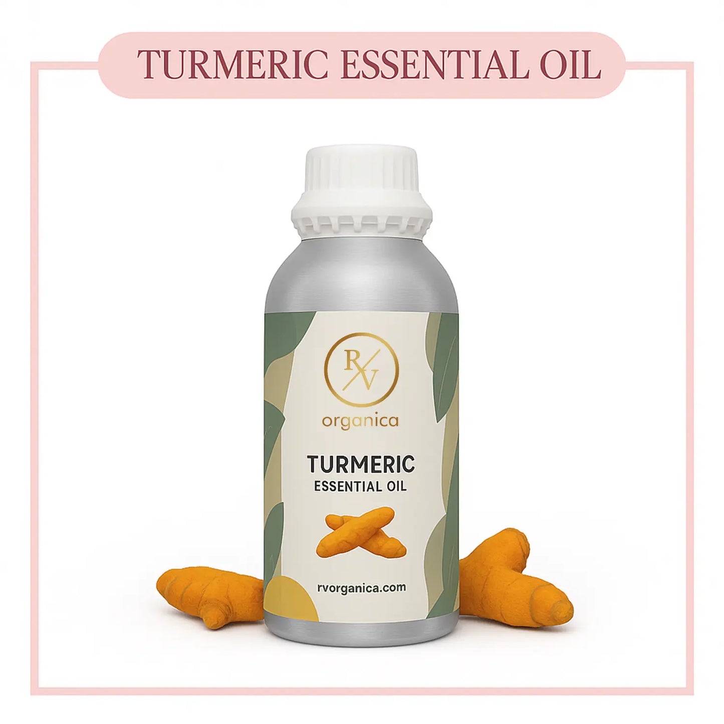 Pure Turmeric Essential Oil for aromatherapy and skincare –RV Organica