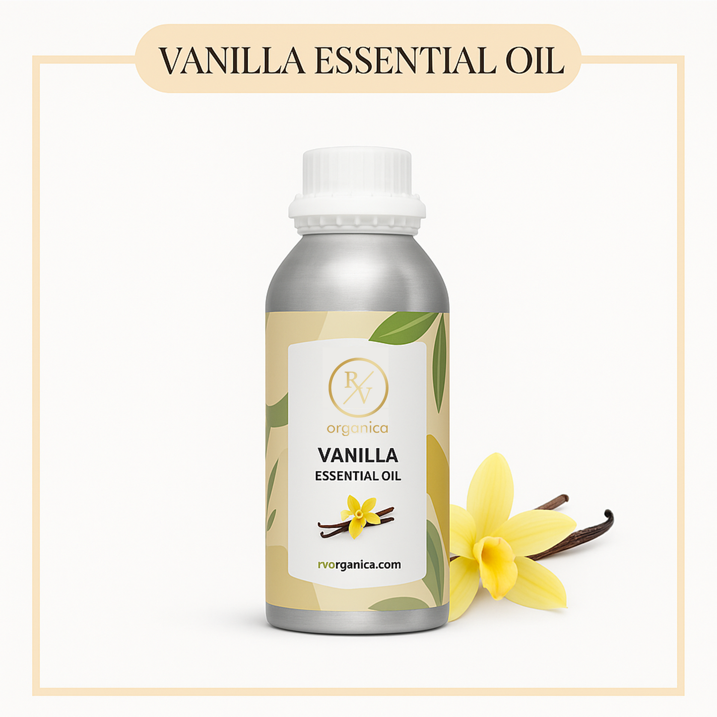Pure Vanilla Essential Oil for aromatherapy and skincare –RV Organica