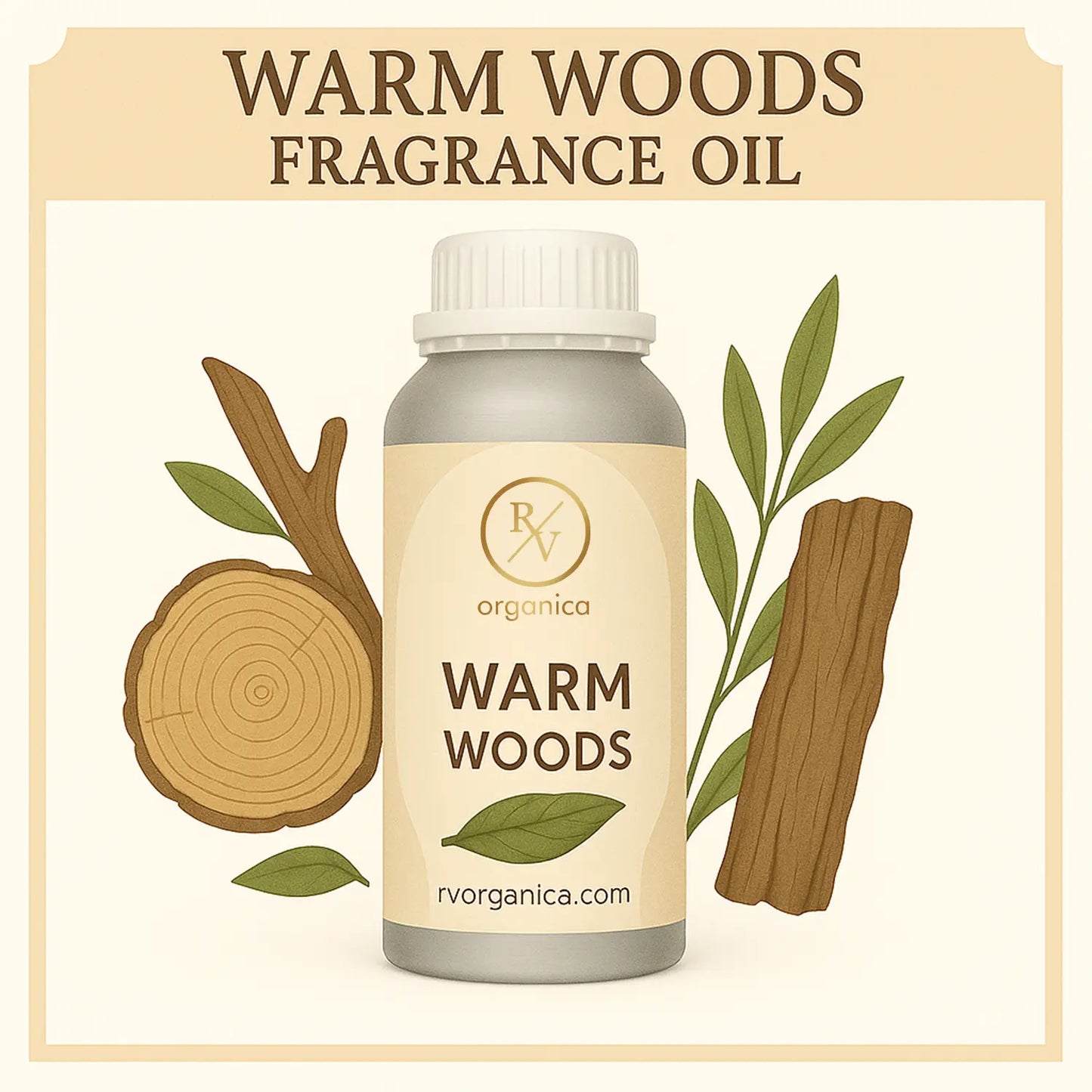 Pure Warm Woods Fragrance Oil – RV Organica