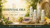 RV Organica pure essential oils collection - Peppermint, Lavender, Tea Tree and Lemon essential oils in aluminium bottles, steam distilled, MSDS and COA available, Made in India