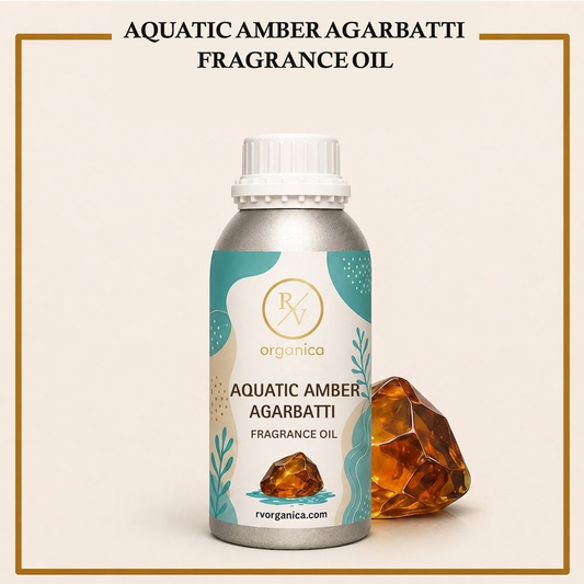 Aquatic Amber Agarbatti Fragrance Oil - RV Organica