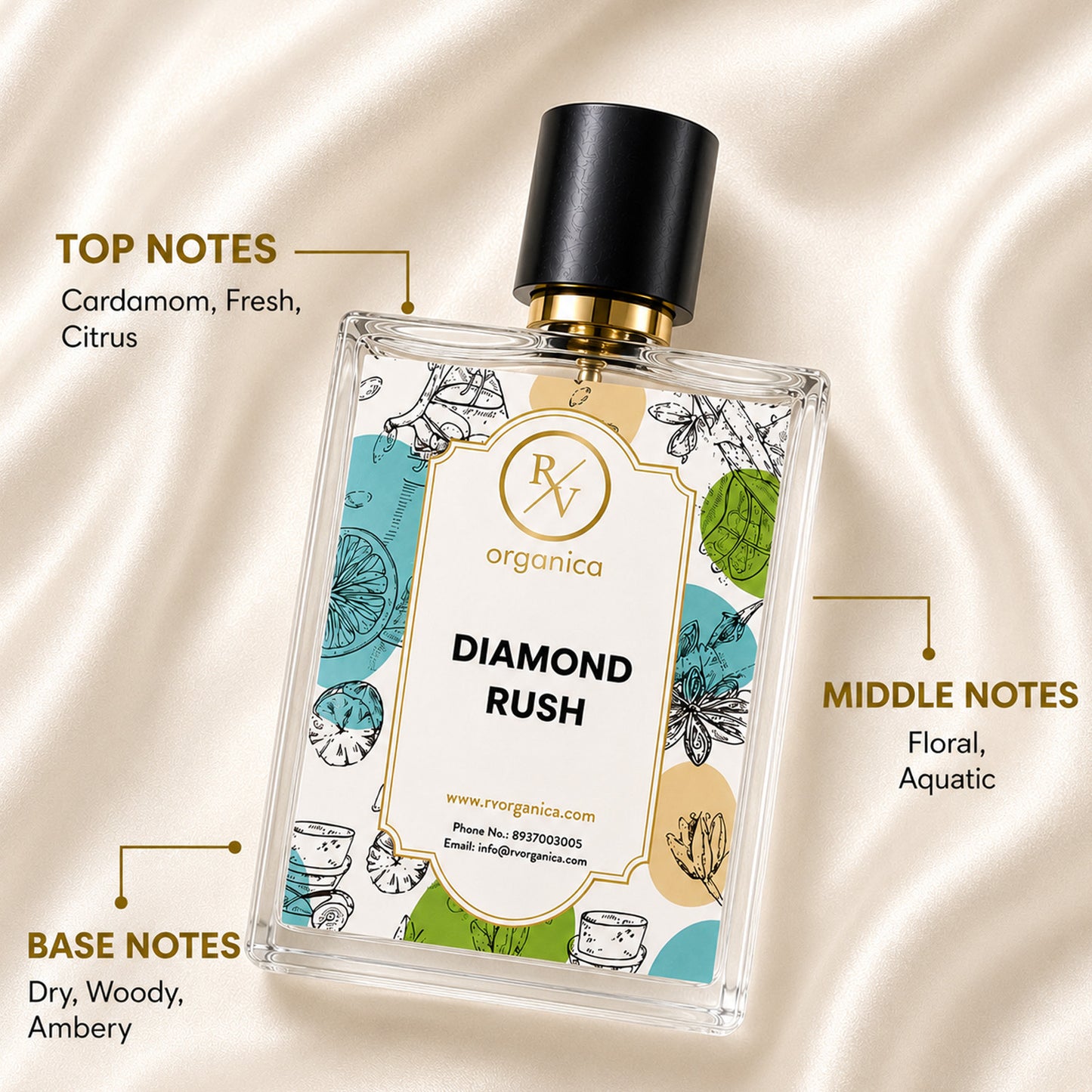 Diamond Rush – Eau De Parfum (EDP), 20% Concentration