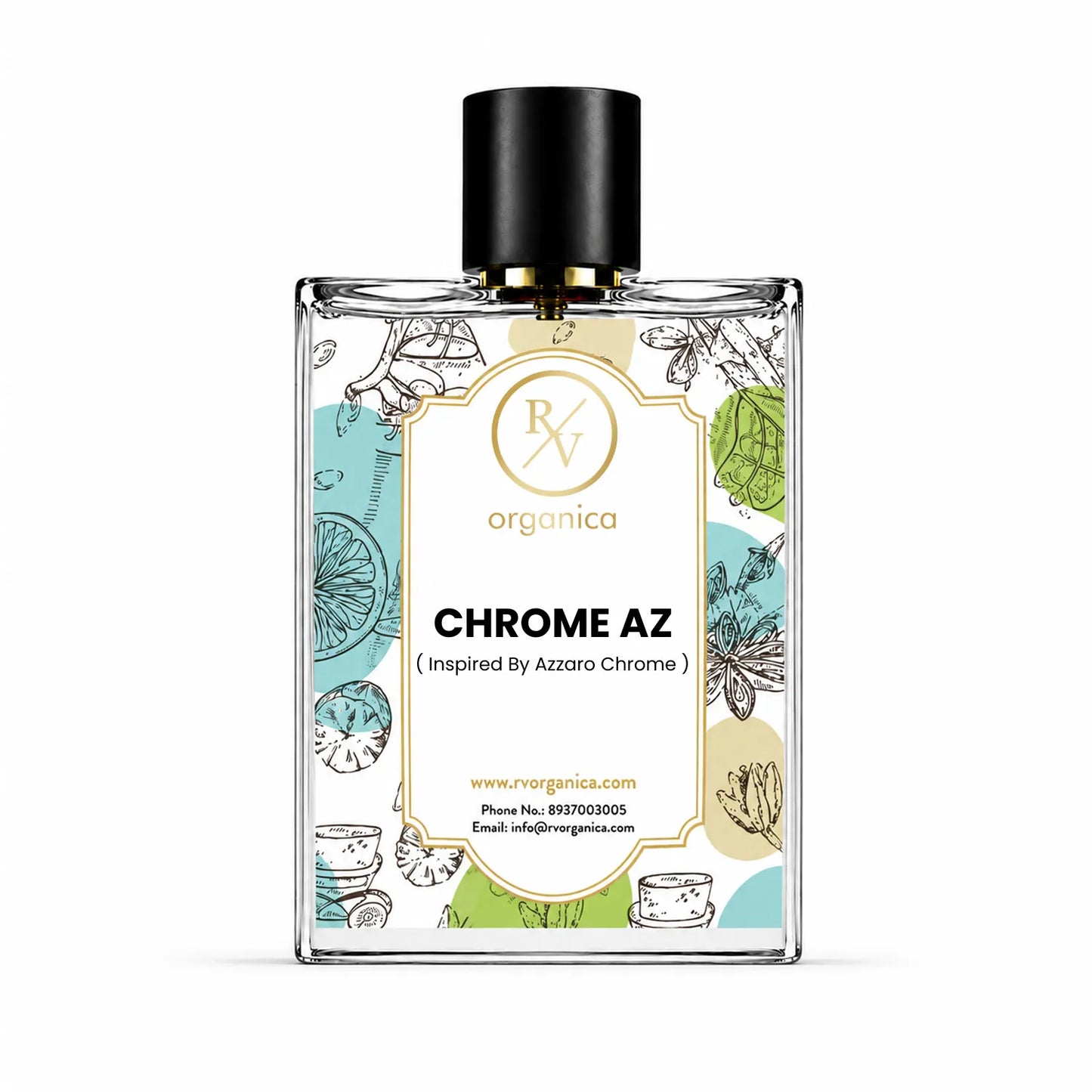 Chrome AZ Inspired Fragrance Oil – Azzaro Chrome Inspired Fresh Aquatic Perfume Oil by RV Organica