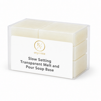 Slow Setting Transparent Melt and Pour Soap Base