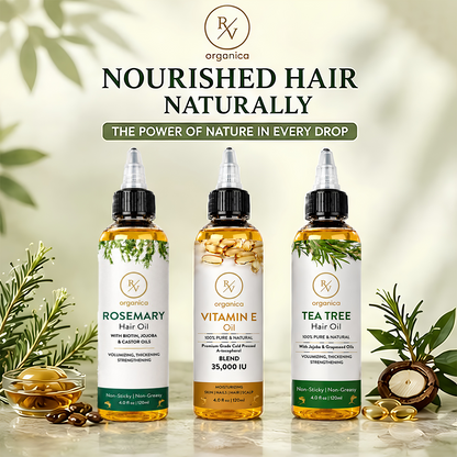 Rosemary + Vitamin E + Tea Tree — Hair Growth & Care Combo