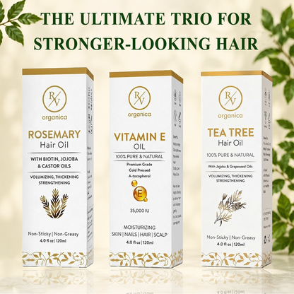 Rosemary + Vitamin E + Tea Tree — Hair Growth & Care Combo