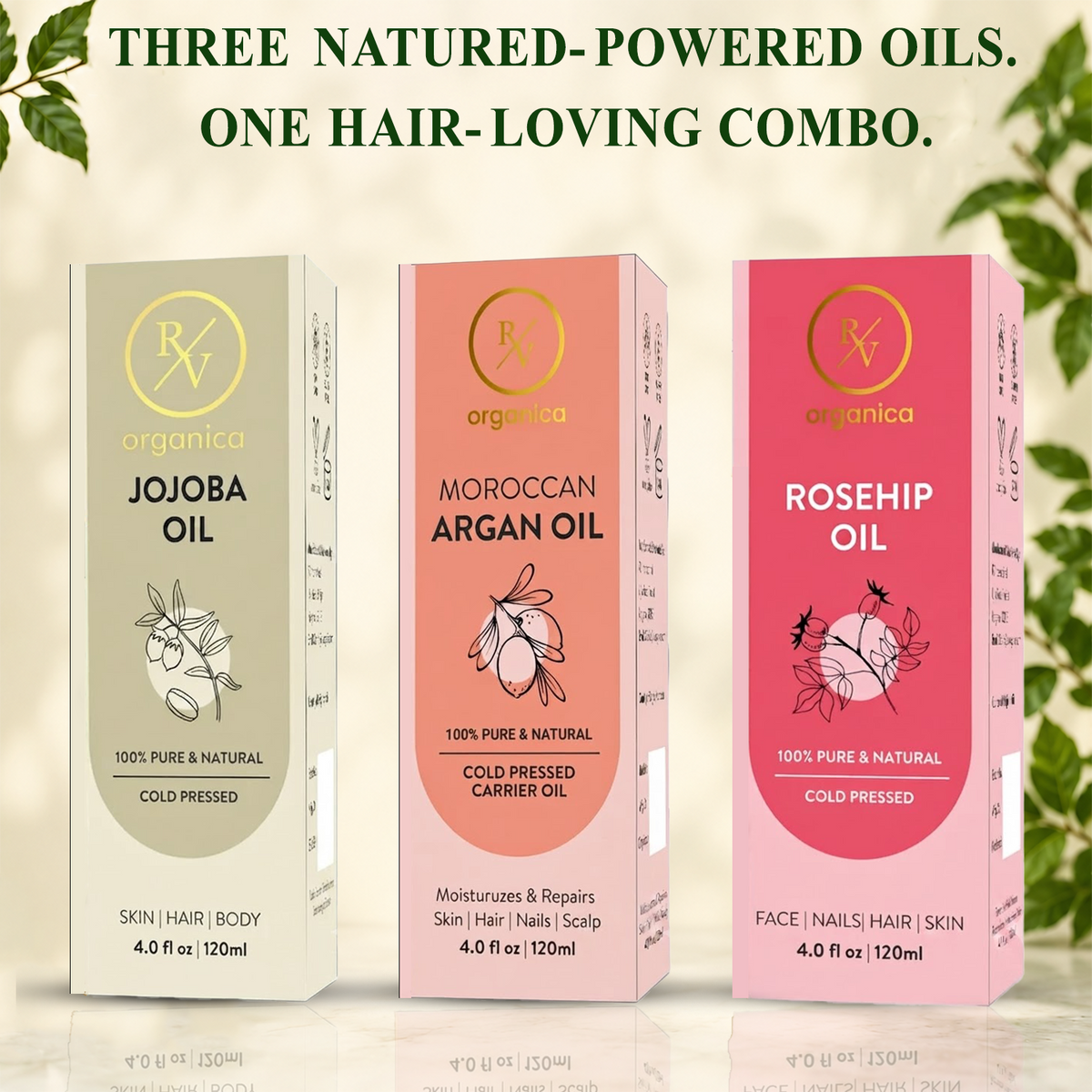 Argan + Rosehip + Jojoba — Shine & Radiance Combo