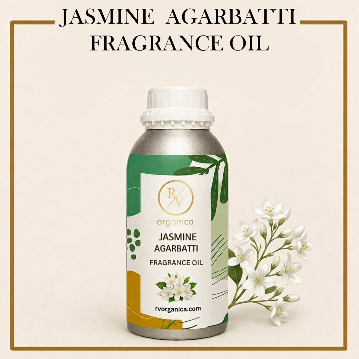Jasmine Agarbatti Fragrance Oil - RV Organica