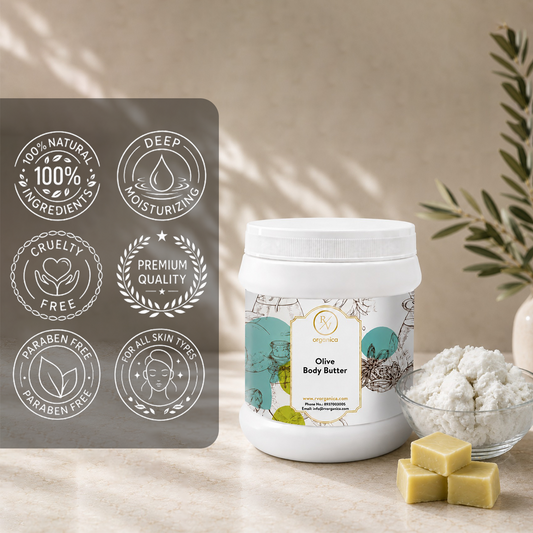 RV Organica Olive Body Butter with 100% natural ingredients and premium skin care - second image