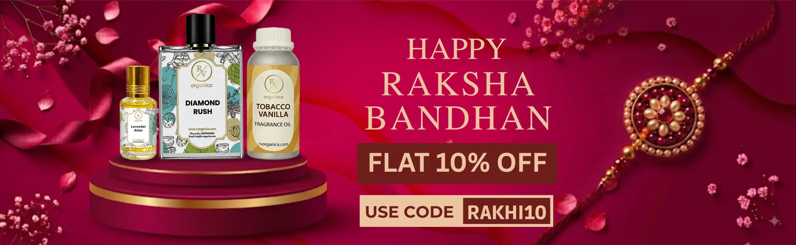 Happy Raksha Bandhan offer from RV Organica – Flat 10% off on all products with code RAKHI10