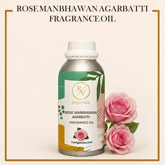 Rose Manbhawan Agarbatti Fragrance Oil - RV Organica