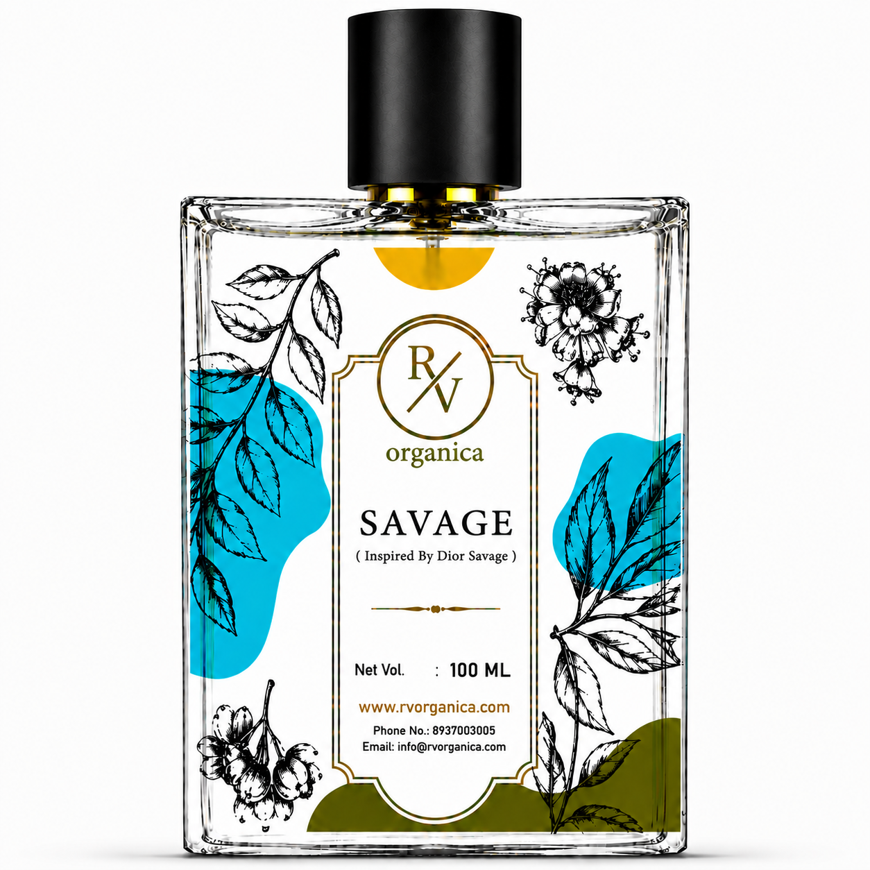 Savage perfume oil bottle by RV Organica