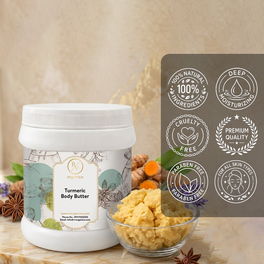 RV Organica Turmeric Body Butter made with natural ingredients for premium skincare and hydration - second image