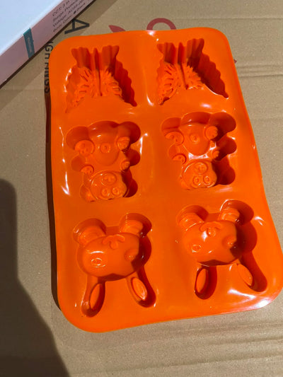 Bunny, Teddy and Butterfly Shapes Silicone Mould for Soap & Candle Making