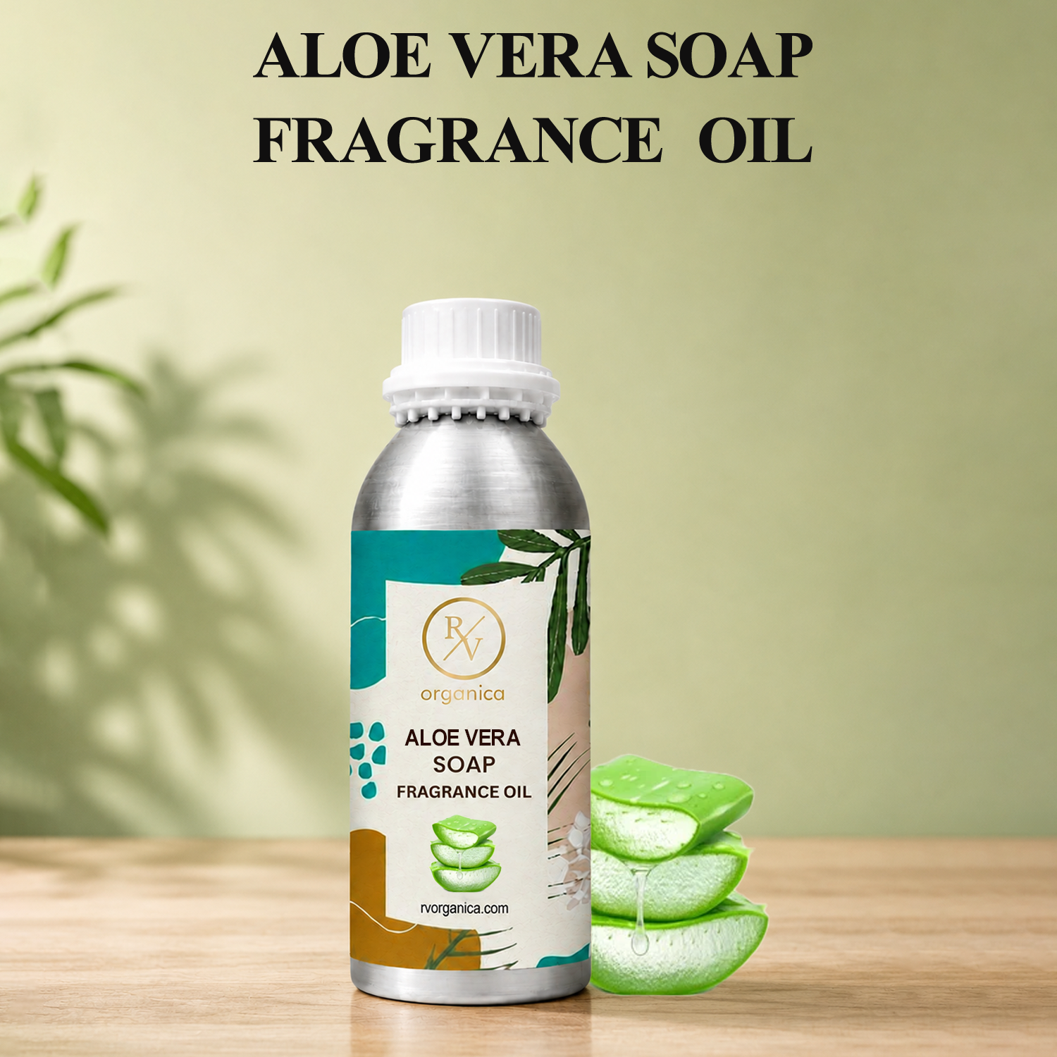 Aloe Vera Soap Fragrance Oil with a fresh, green, and soothing aroma, offering a clean and refreshing long-lasting fragrance ideal for handmade soaps, liquid soaps, body washes, candles, and personal care products.