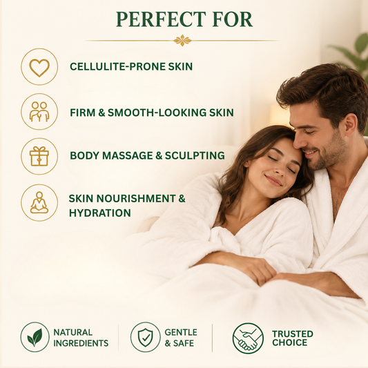 Anti cellulite massage oil perfect for relaxing daily massage - deeply nourishes and moisturizes skin - second image