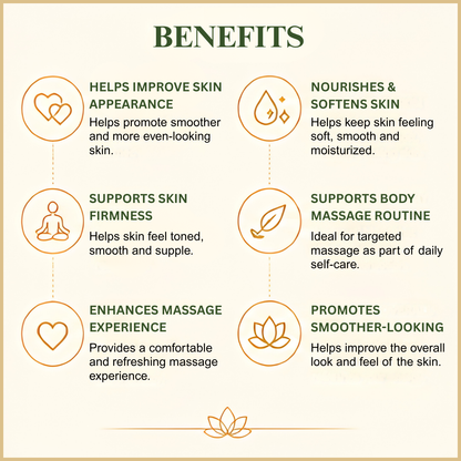 Benefits of anti cellulite massage oil - deep skin nourishment, relaxation and glowing radiant skin