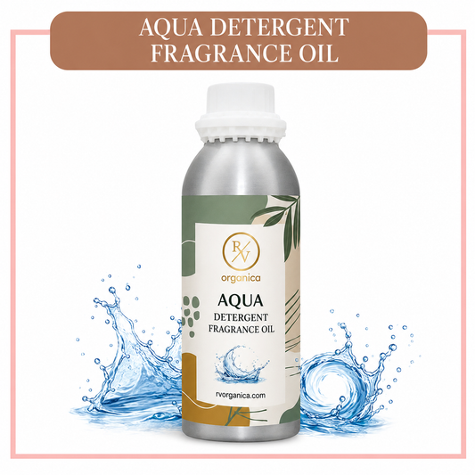 Aqua Detergent Fragrance Oil by RV Organica for liquid and powder detergent manufacturing in bulk