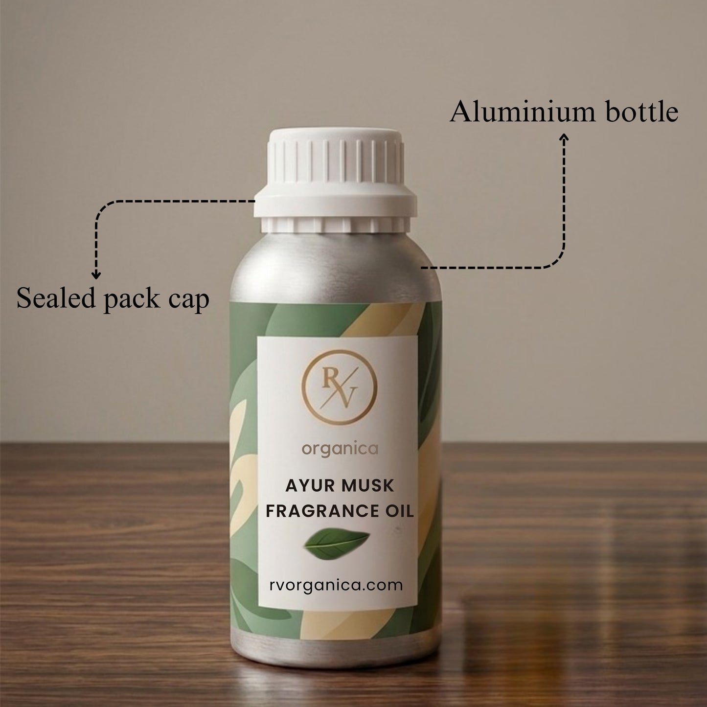 “Premium sealed aluminium bottle Ayur Musk fragrance oil original pack”