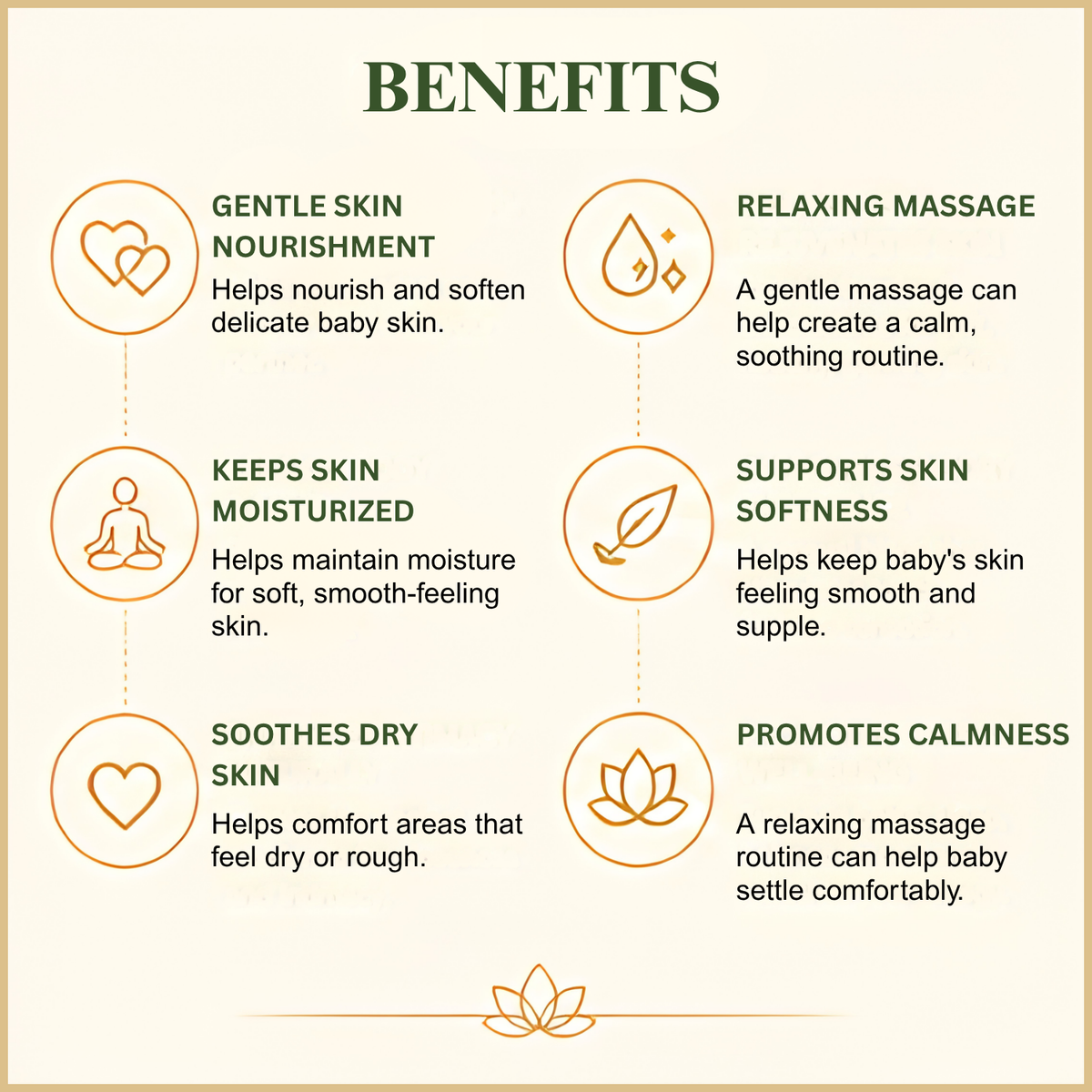 Benefits of baby massage oil - deep skin nourishment, relaxation and glowing radiant skin