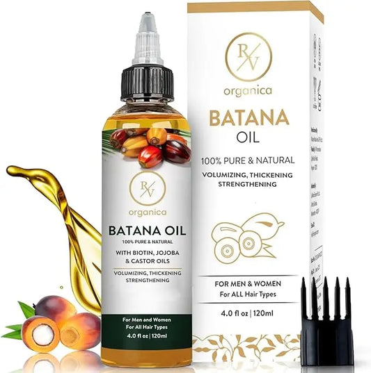 Natural Batana Hair Oil for strong, shiny, healthy hair – RV Organica - second image