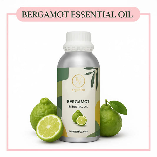 Pure Bergamot Essential Oil for aromatherapy and skincare –RV Organica