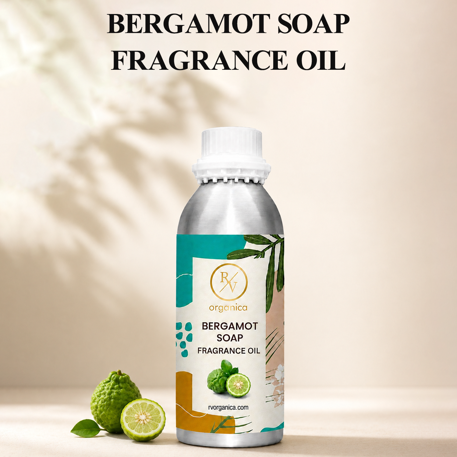 Bergamot Soap Fragrance Oil with a fresh citrus and slightly floral aroma, offering a refreshing, uplifting, and long-lasting fragrance ideal for handmade soaps, liquid soaps, body washes, candles, and personal care products.